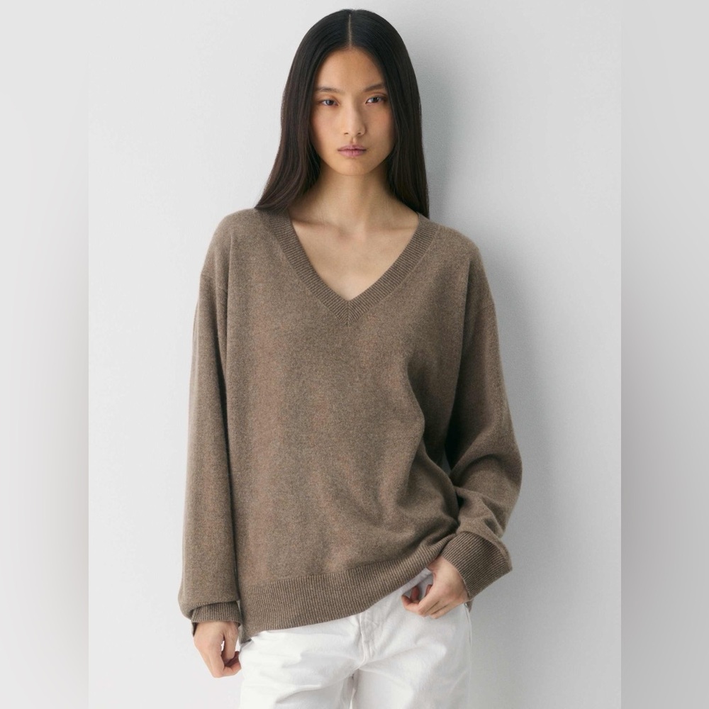 Aritzia Bare Cashmere Composition Sweater
